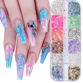 glitters for nail arts